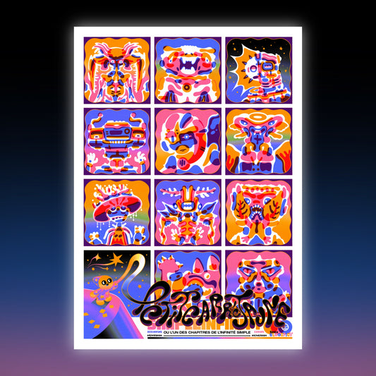 Petit Carré Jaune (A3) - Riso